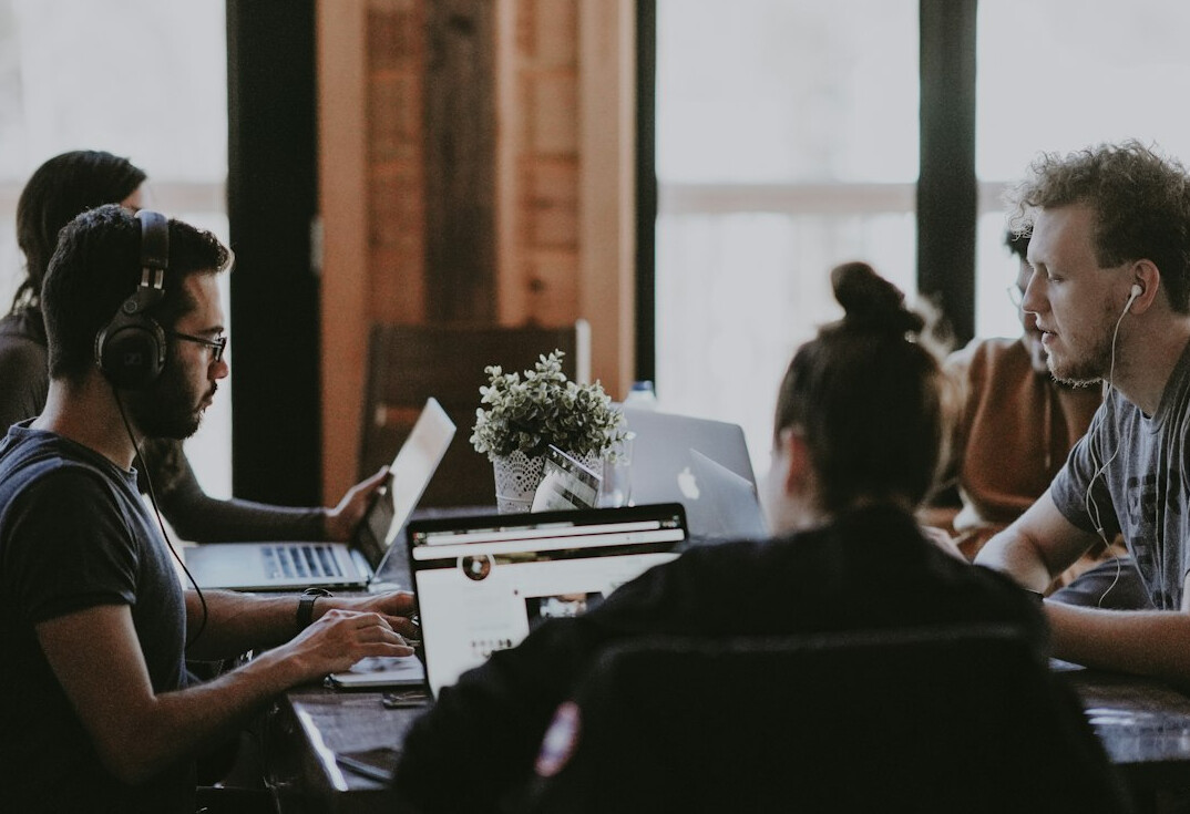 office workers collaborating