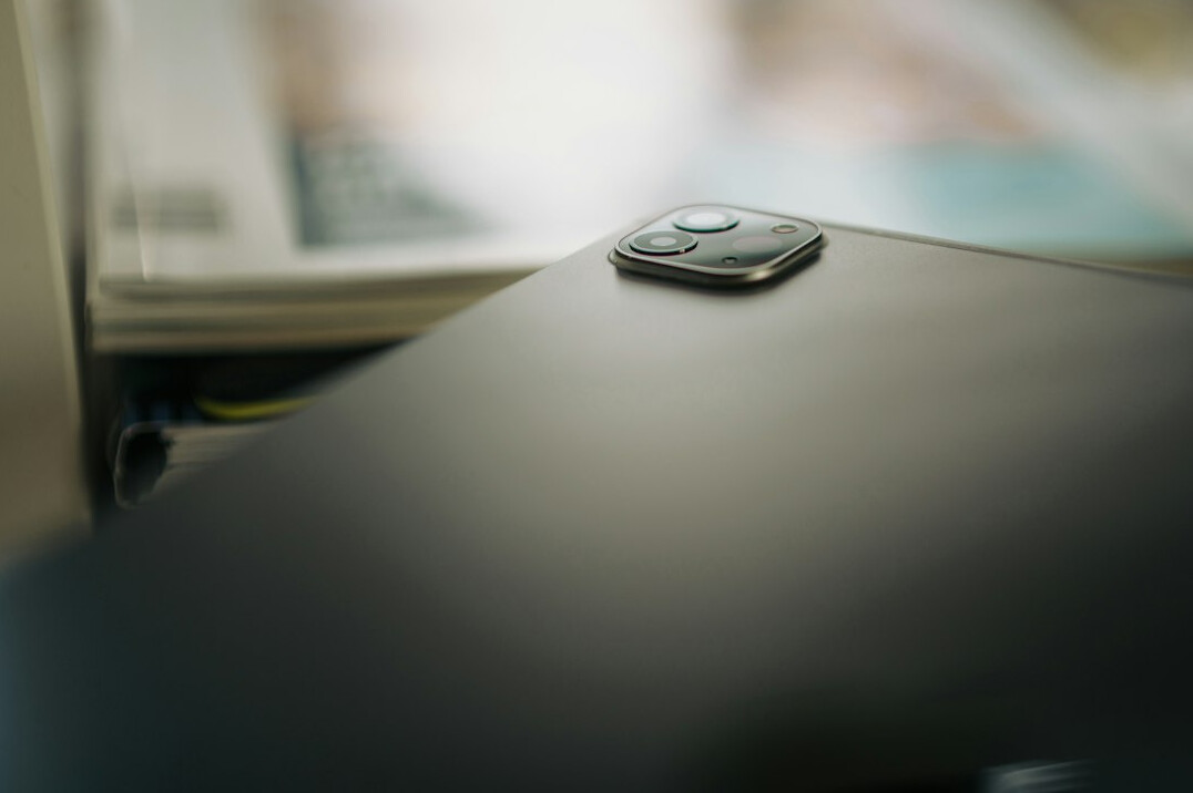 Audio recorder on a table during an interview