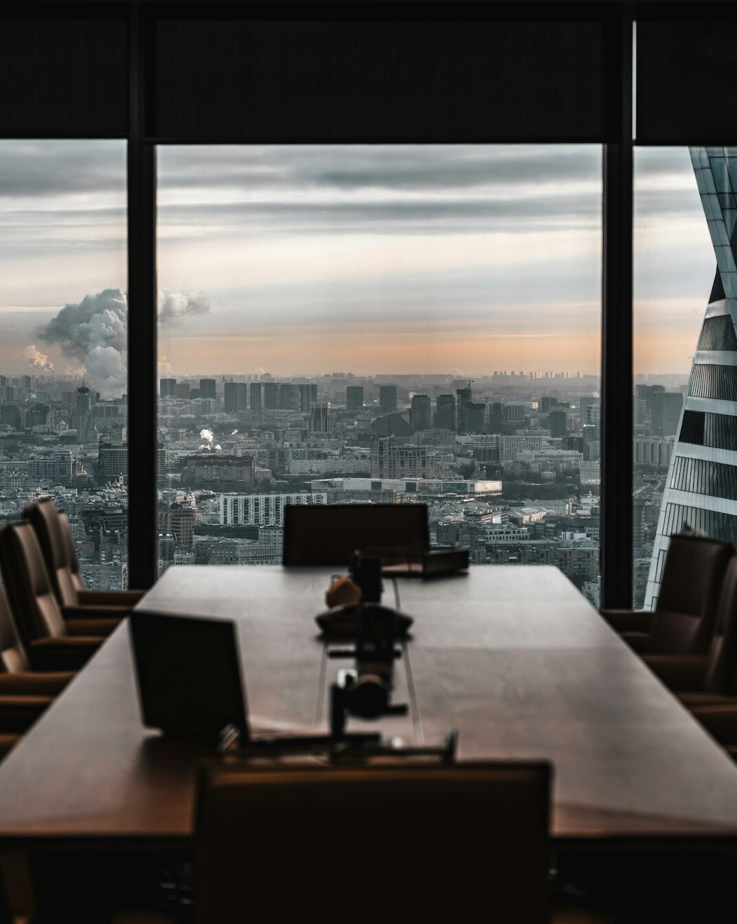 corporate boardroom meeting