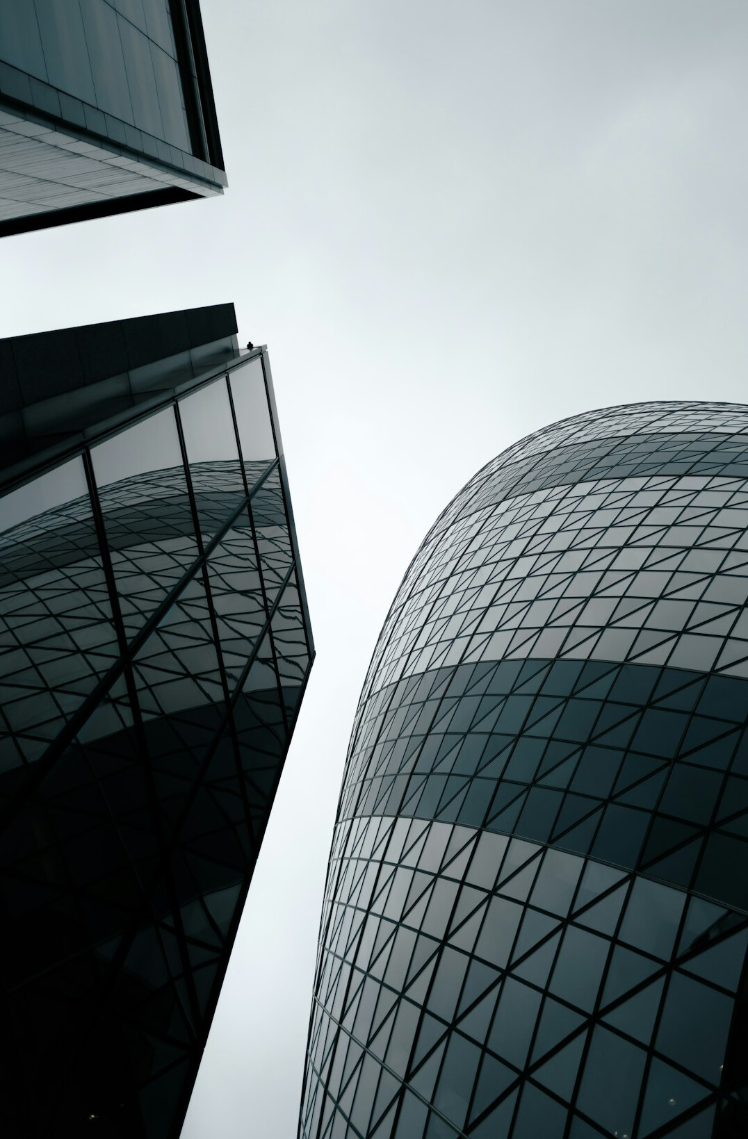 Zurich financial district skyline with office towers