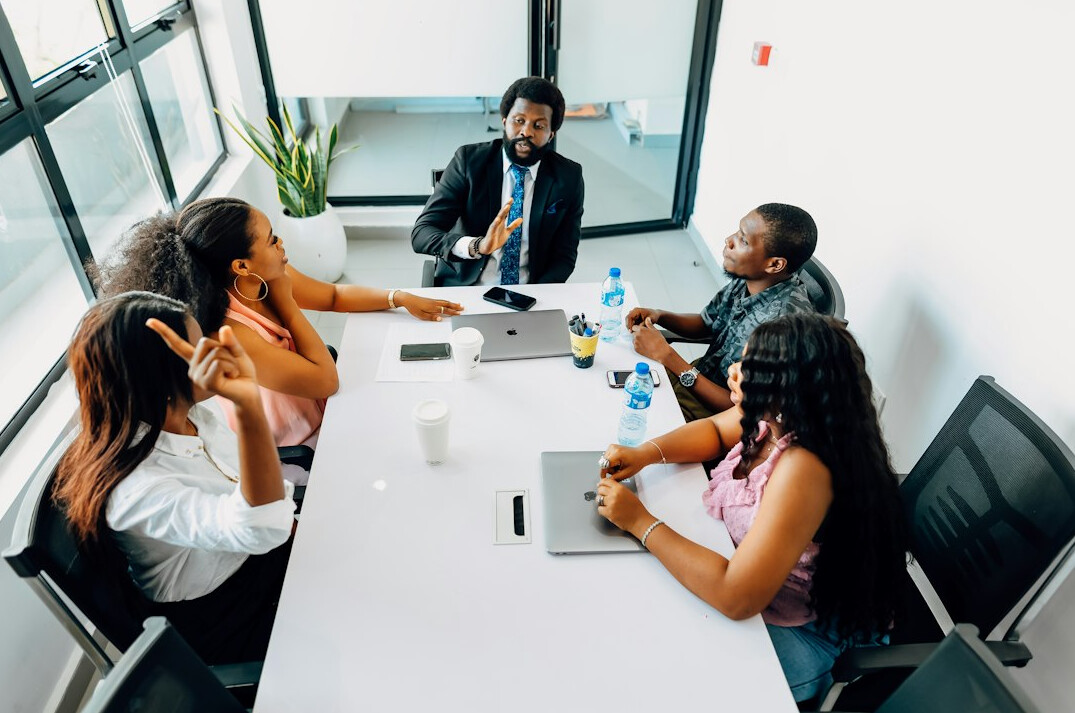 business executives meeting