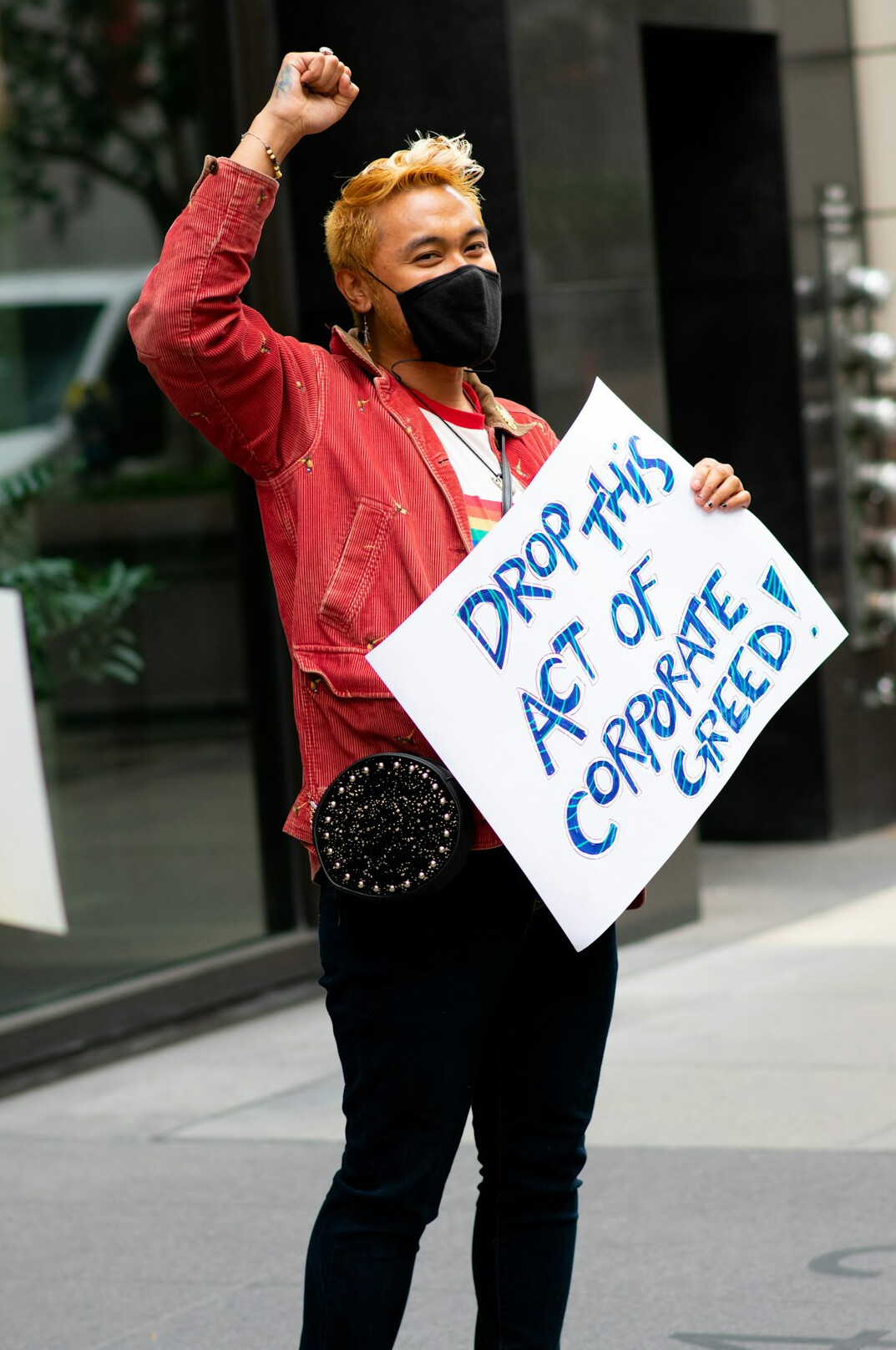 corporate watch protest